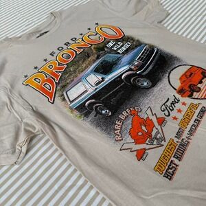 2 FOR $20 DEAL / Ford Bronco Graphic Tee Tshirt Off Road 4x4 Truck Mens Medium